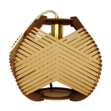 Camel lamp woven to hang