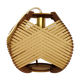 Lampe camel tissée à suspendre