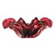 Vintage Red Murano Glass Fruit Bowl Organic 23cm