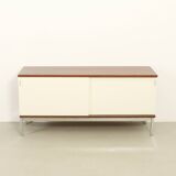 Enfilade Airborne with lacquered sliding doors, France, 1960s