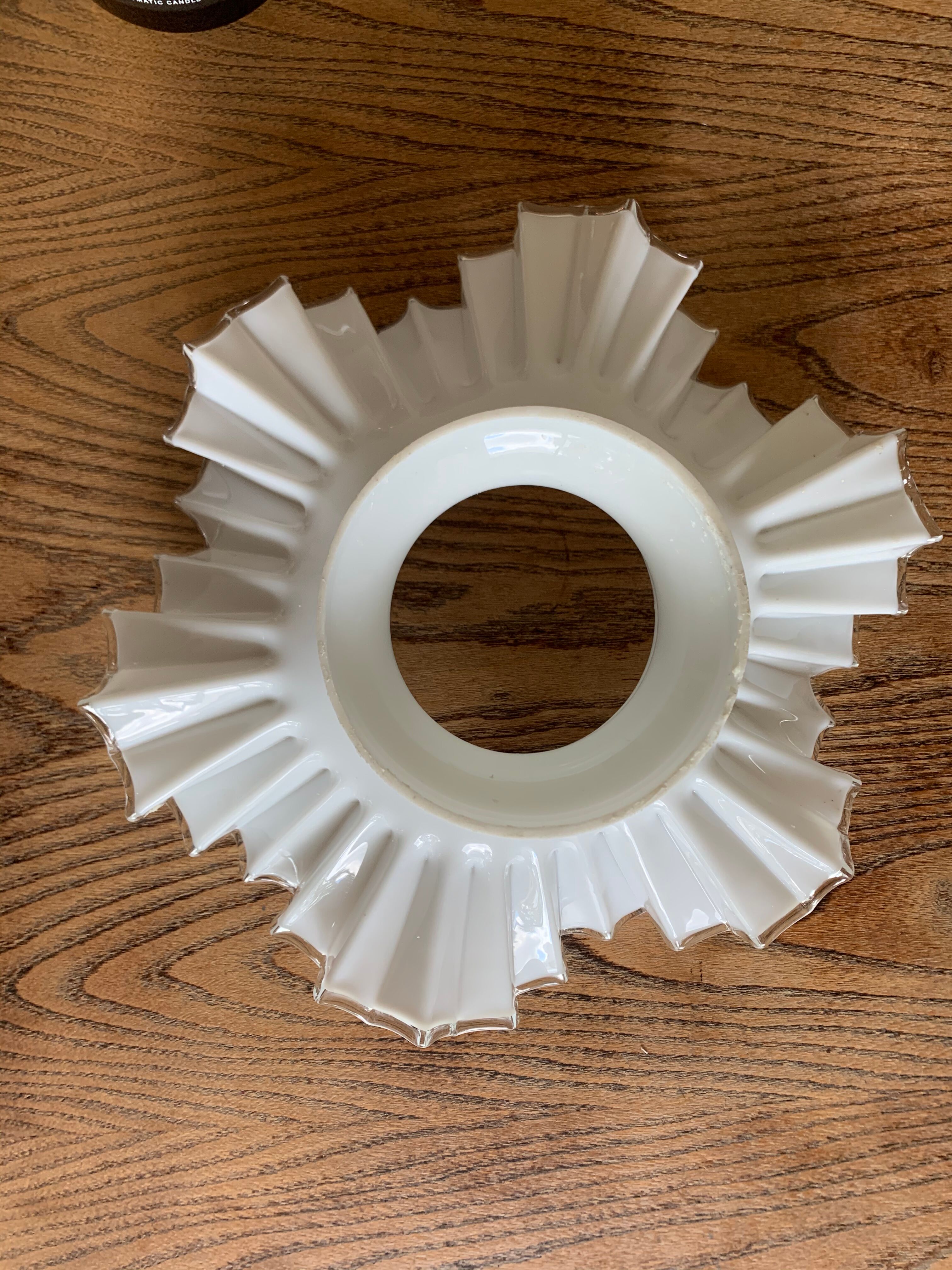 Opaline glass lampshade