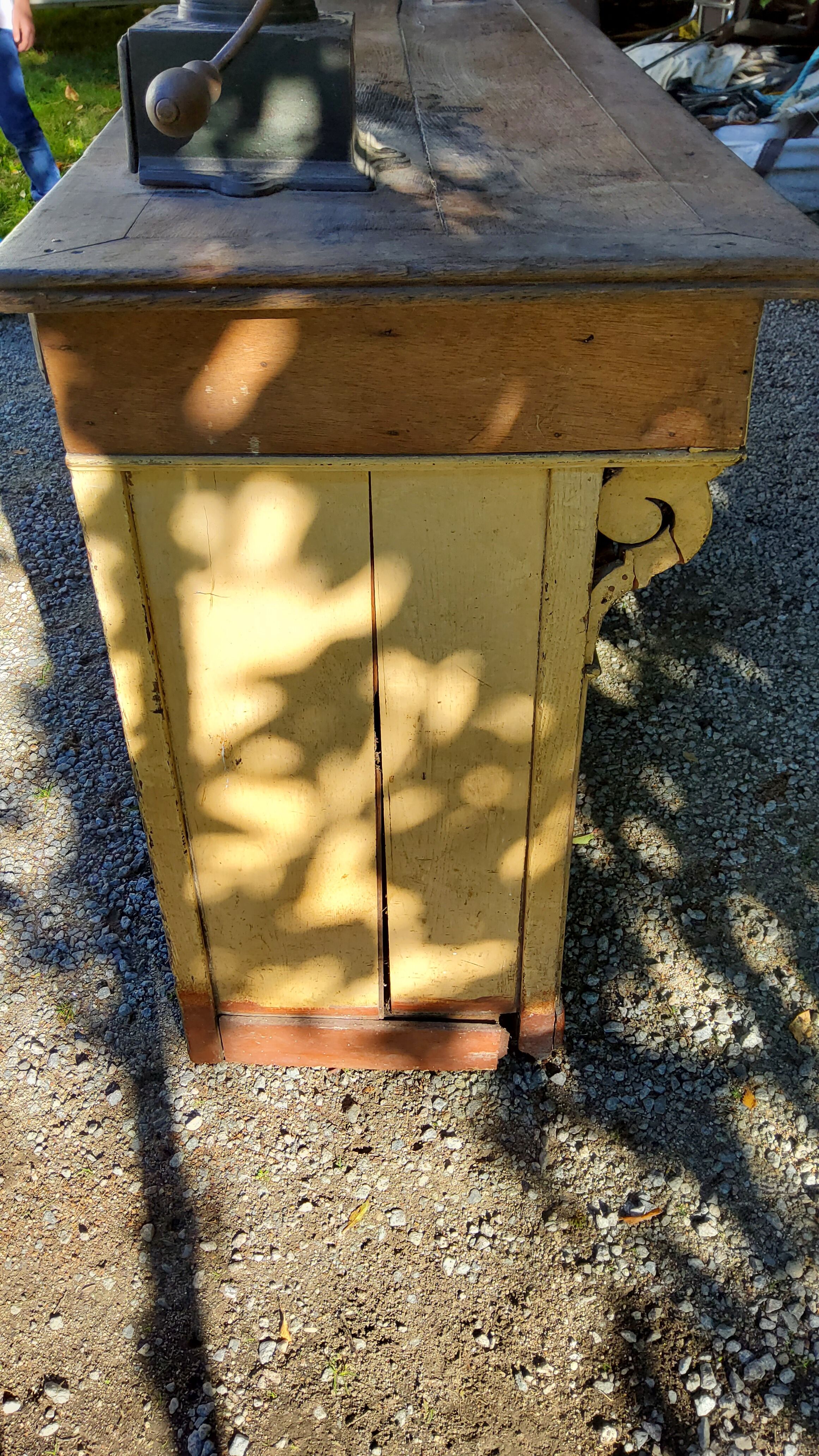 Former grocery counter from the 1900s 14 drawers