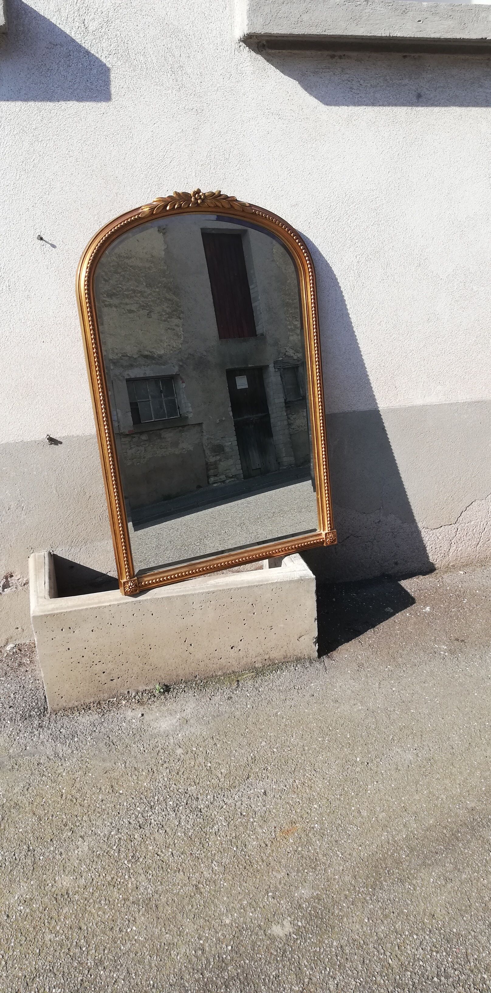 Miroir vintage doré