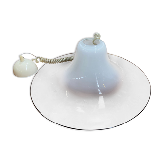 Cinea pendant lamp, Leucos workshop, Murano glass, Giusto Toso design, Italy, circa 1970.