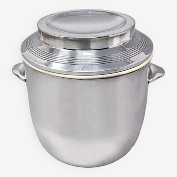 Ice bucket in silver plated. made in italy