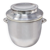 Seau à glace plaqué argent. Fabriqué en Italie
