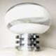 Model 1361 Sculptural Dome Glass Table Lamp By Doria Leuchten, Germany 1970S