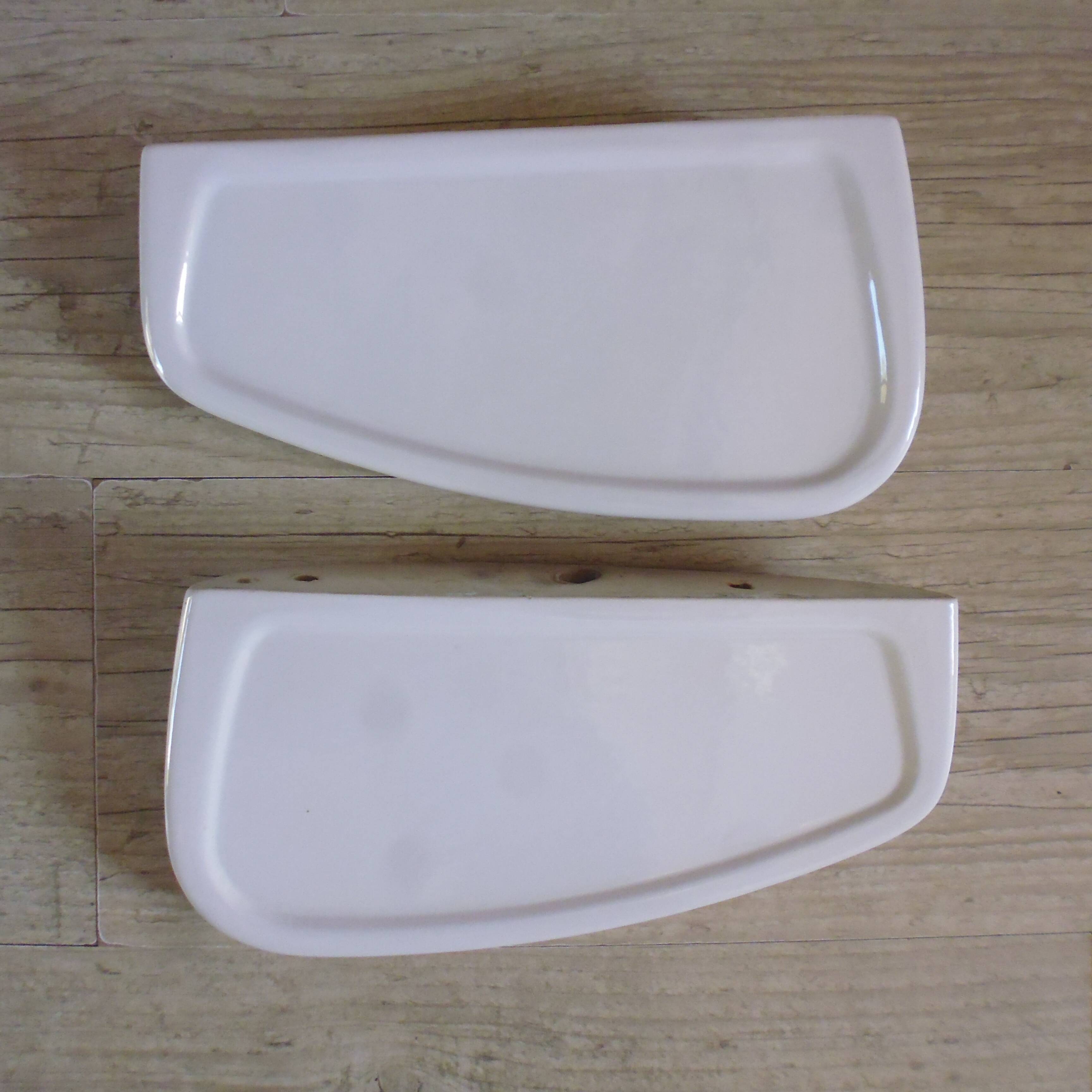 Set of 2 shelves vintage bathroom shelves 50s