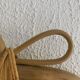 Vintage 1970 mirror apple rattan wicker fruit - 35 x 32 cm