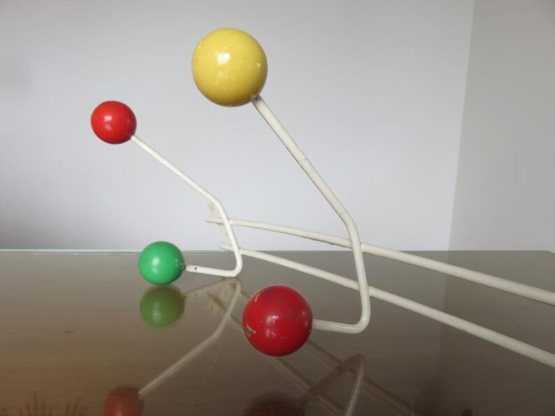 Coat door 8 patères balls color 50 60