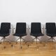 Mid-Century Conference Chairs "Comet" by Gunilla Allard for Lammhults, Sweden, 1990s, Set of 4