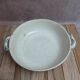 Antique ironstone soup tureen Clairefontaine with blue cyclamen decoration.