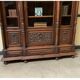 Antique Neo-Renaissance bookcase, display cabinet, walnut