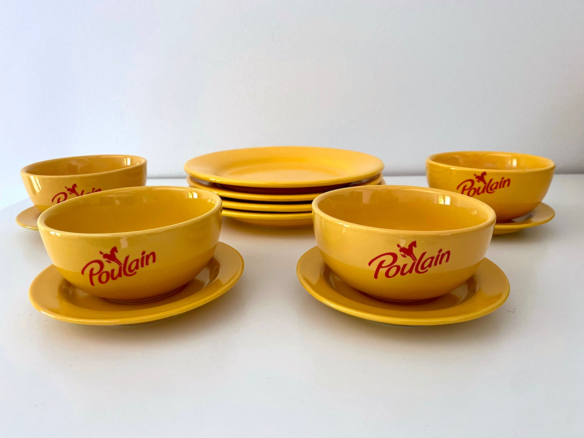 4 bowls Foal and dessert plates
