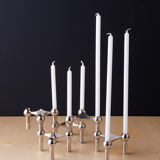 Stoff Nagel candle holders