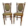 Paire de chaises de salon Gesellschaft