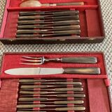 Box 28 pieces, knives and service cutlery