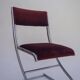 70s tubular chrome dining chair