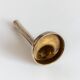 Silver-plated brass soliflore, Italy, 1960s