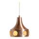 Swedish metal and glass pendant lamp, 1960s/70s