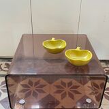 smoked plexi coffee table