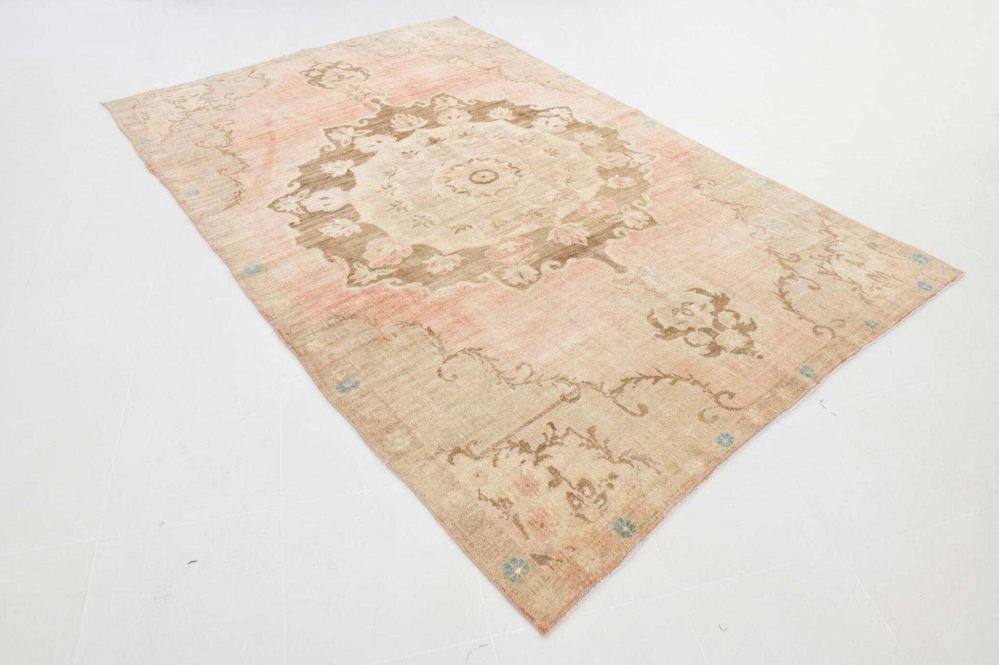 Brown & Beige Oriental Style Persian Rug, 198x308Cm