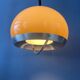 Vintage Dijkstra Space Age mushroom pendant lamp, mid-century modern ceiling light