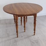 Table Louis Philipe old walnut 6 legs