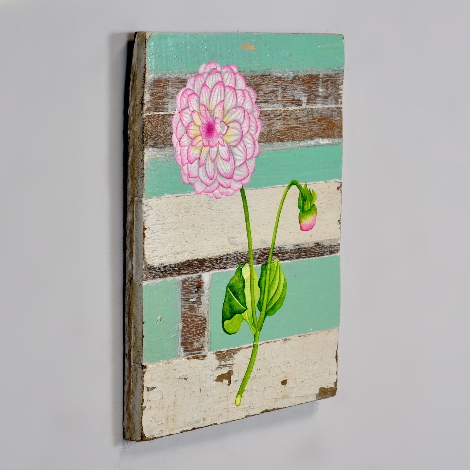 Painting on driftwood