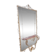Miroir et console en fer forgé avec chaise de Pierluigi Colli.