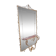 Miroir et console en fer forgé avec chaise de Pierluigi Colli.