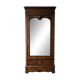 Armoire ancienne en noyer avec miroir
