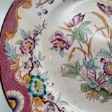 4 Sarreguemines plates, Minton model, 19th century