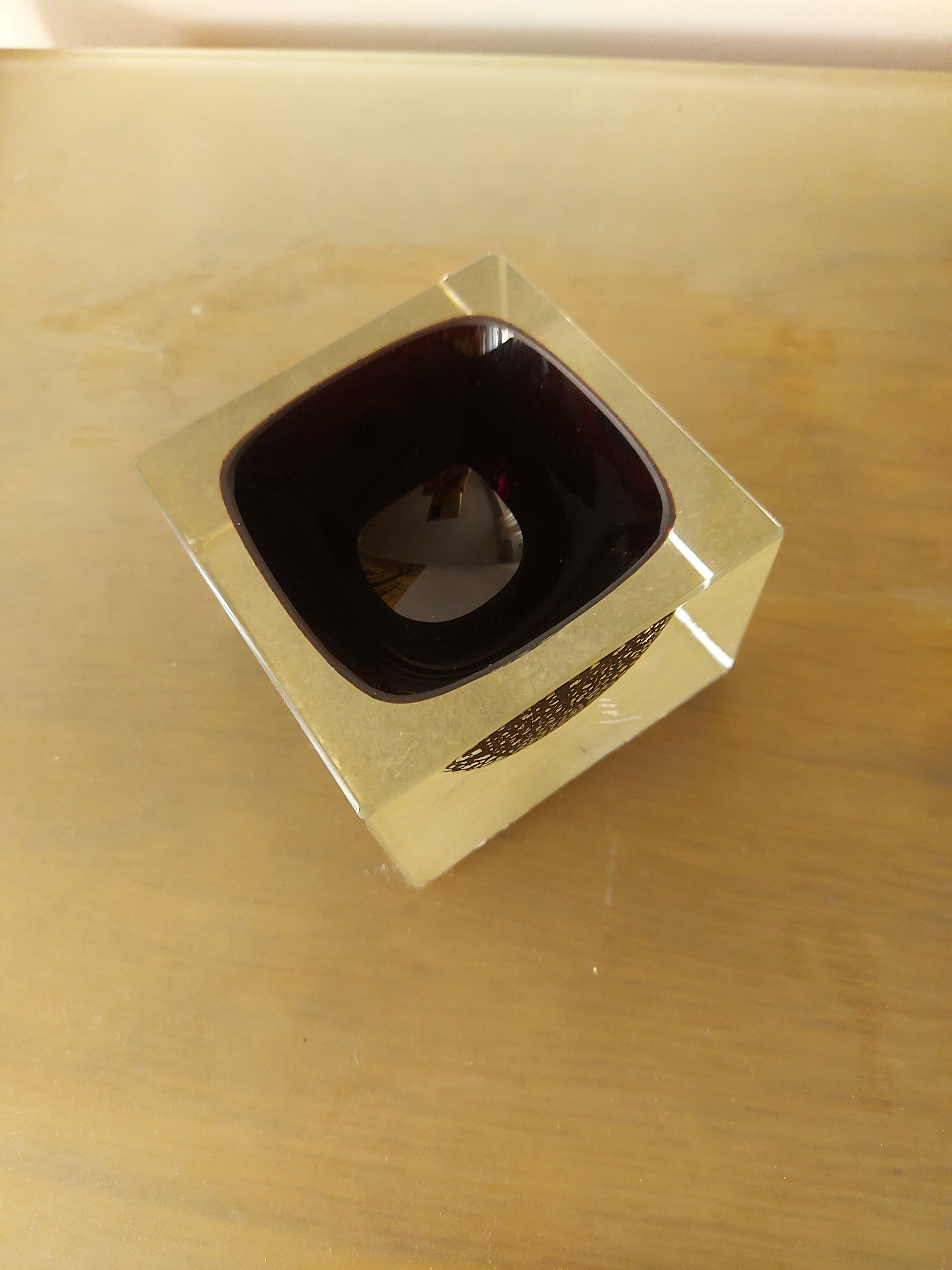 Vintage Murano glass ashtray