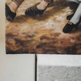 Painting, Bavarian couple, Oil on canvas, 1880