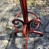 mahogany parrot coat rack