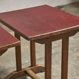 Pair of bistro tables