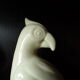 Pair of ceramic parrot bookends