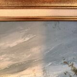 Oil Painting Canvas DEMAREST House Path Forest Landscape River