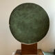 Patinated plaster profile medallion sculpture