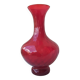 Vase rouge en verre