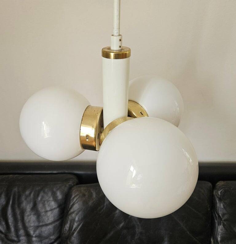 Rare Midcentury Space Age Chandelier Sputnik, Italy, 1970s