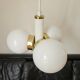 Rare Midcentury Space Age Chandelier Sputnik, Italy, 1970s
