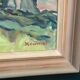 Original Swedish Oil on Canvas – "Landscape Composition" by Kramer – Signed – Vintage and Framed – 72 × 62 cm (28.3" × 24.4")