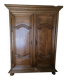 Louis XIV wardrobe in light walnut, 18th century.