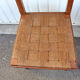 Pair of oak rush chairs