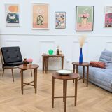 Nesting coffee tables by Poul Hundevad