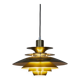 Lampe suspendue vintage danoise Lotus par Kurt Wiborg, Jeka, années 1980.