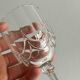 6 Vintage Clear Glass Shot Glasses