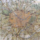 Map of Paris 1962